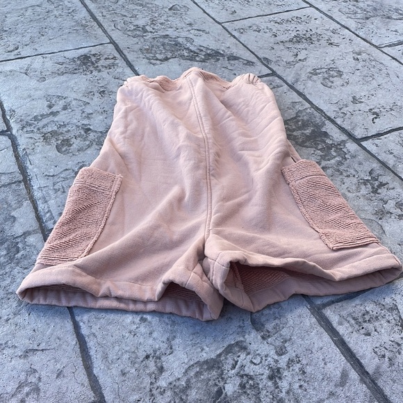 Lunya Terry Cotton Romper Tan XS/S - Picture 4 of 14